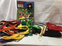 Martial arts gear:belts, pants, jacket, kamas, etc