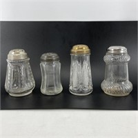 Tray- Clear Glass Sugar Shakers