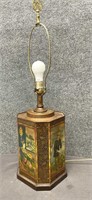 Asian Style Tea Caddy Table Lamp