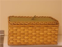 Vintage sewing basket