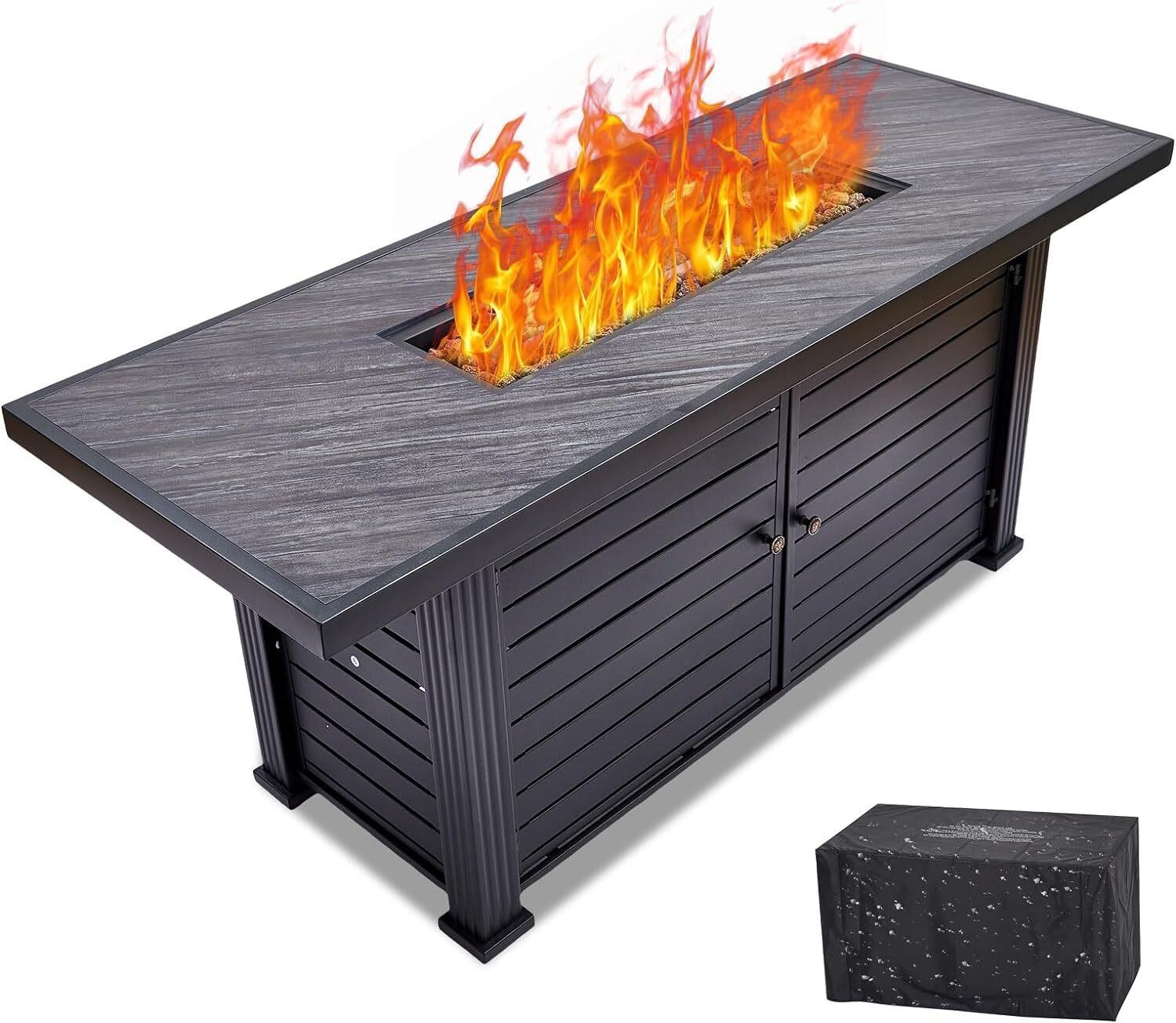 57 Propane Fire Pit Table  50000BTU