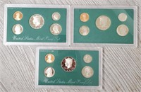 1994, 1995 & 1996 US Mint Proof Sets