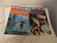 2 Comics Code Name Assassin #11, Hercules #10