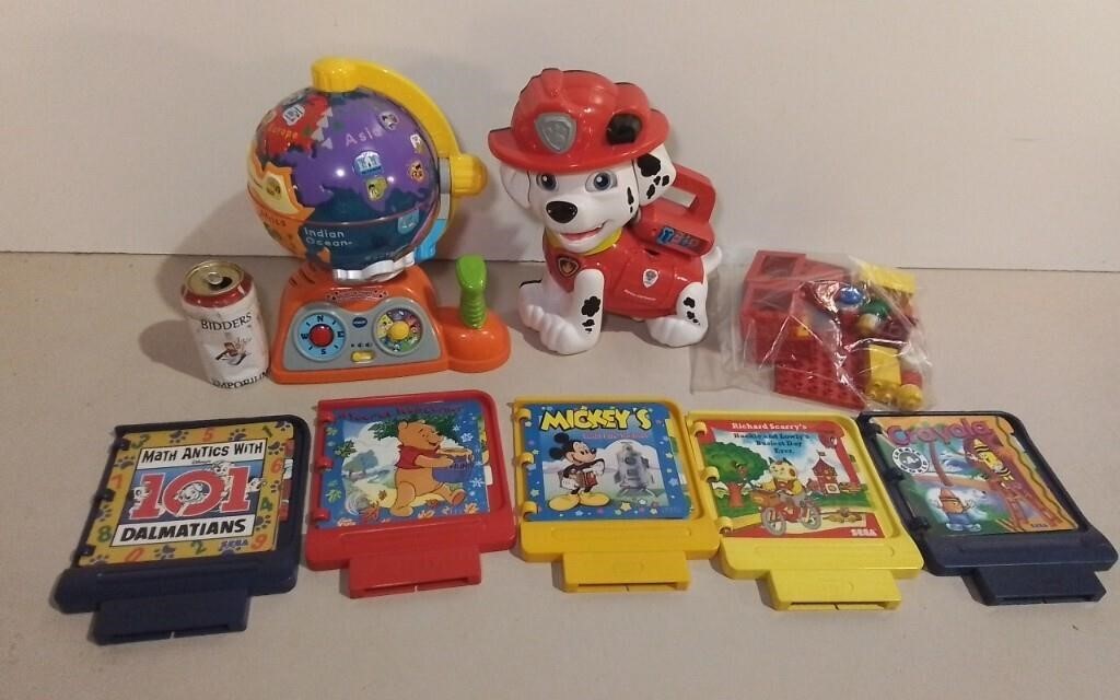 Toy Lot Incl. Sega, Paw Patrol, VTech & More