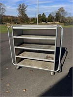 Aluminum Cart w/ 5 Tier Shelving