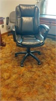 5wheel adjustable leather office chair