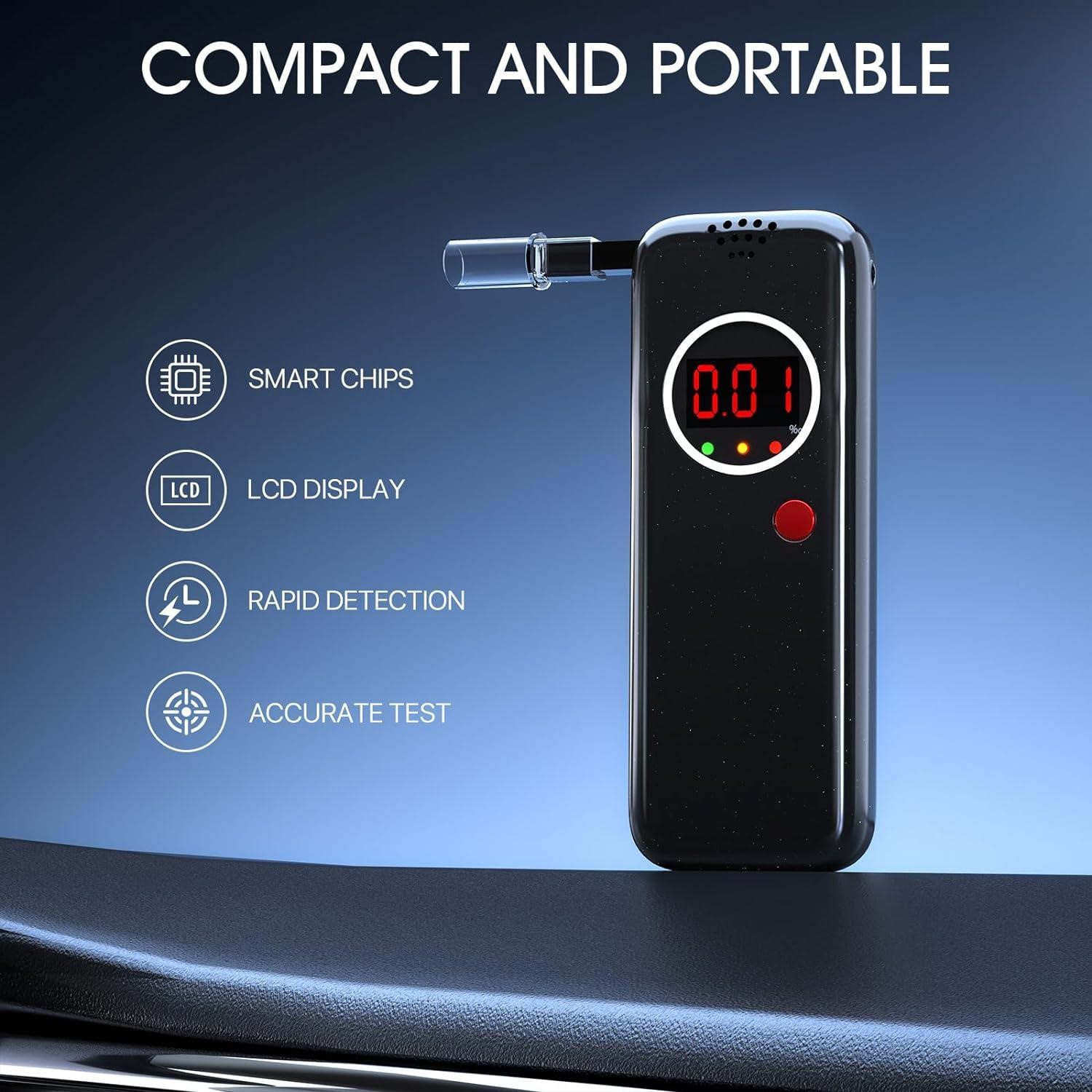 Portable Breathalyzers for Alcohol LCD Display