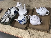 China set and tea pots