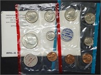 1970 US Double Mint Set w/ Silver Kennedy Half