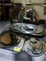 LARGE LOT OF ASSTD TABLE TOP DISPLAY MIRROR &