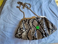 Snake print bag by New Day, coin purse shape