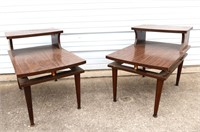 PAIR OF MID-CENTURY END TABLES