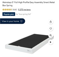 5" Metal Easy Assembly Boxspring-Full