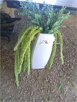 Ceramic Vase w/Greenery