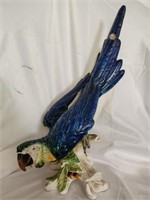 Large Vintage Parrot Ceramic Like Decor SEE DESC