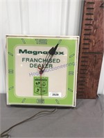 Magnovox franchised dealer clock