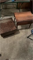 Wooden stool and table