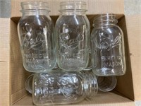 (12) Quart Canning Jars all are regular mouth,