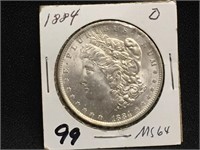 1884O Morgan Dollar