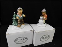 Berta Hummel: "A Gift For Snowman" - "Dashing