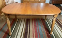 Virginia House Oval Dining Table with One  Leaf