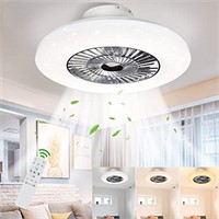 DLLT LED Remote Ceiling Fan with Light Kit-40W