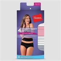 Hanes Womens 4-Pc. Comfort Soft Hipster Panties -