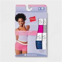 Hanes Premium Women's 4pk Boyfriend Cotton