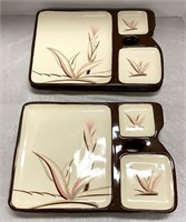 Eight Vintage Winfield Ware MCM Ceramic Trays.