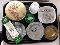 VINTAGE ASHTRAY AND OTHER LOT