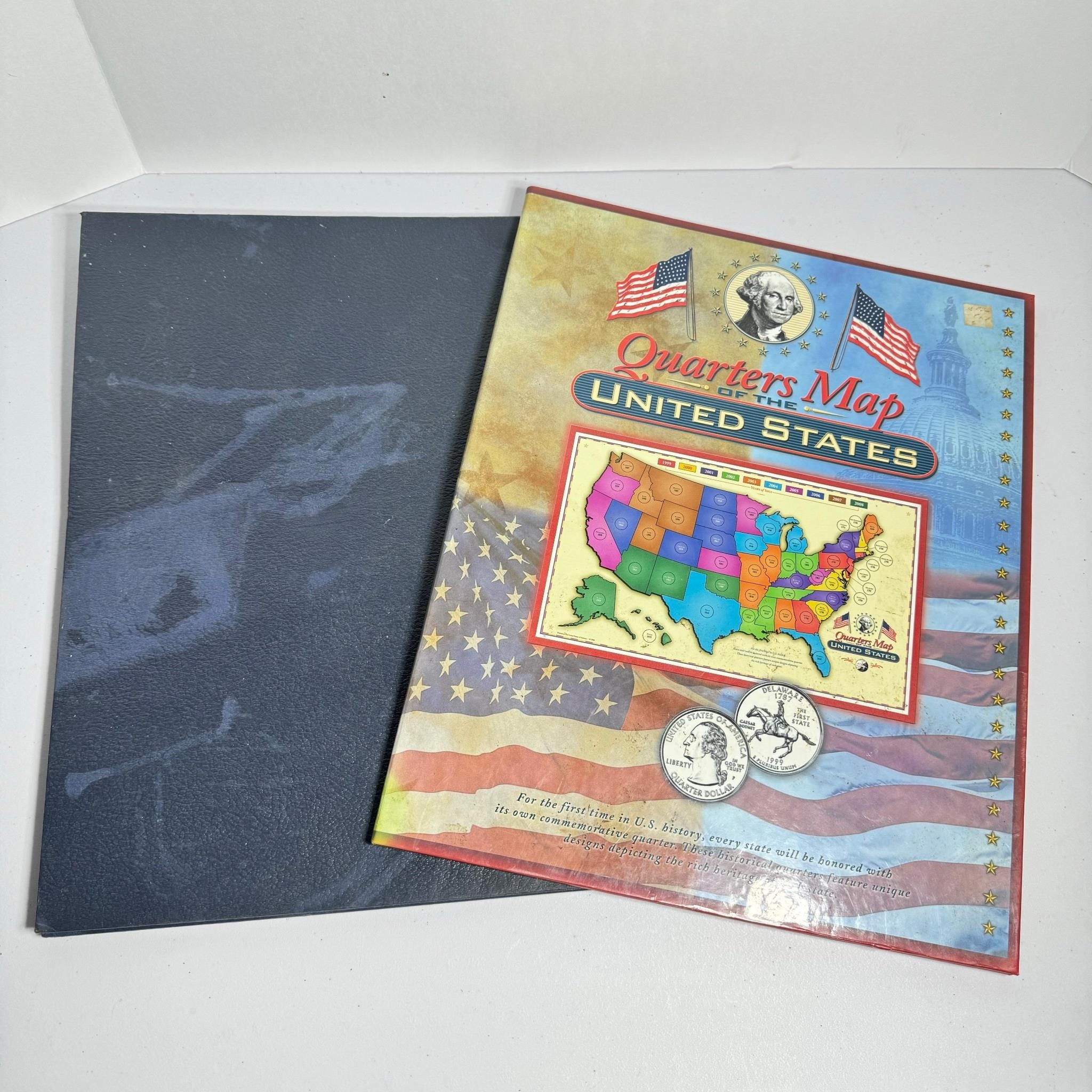 United States Quarters Keepsake Collection Map