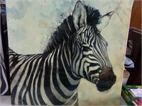 Zebra picture 30x30