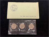 The 1980 Dollar Souvenir Set in Envelope