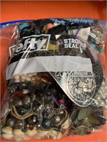 5.55 LBS OF SCRAP & COSTUME JEWELRY