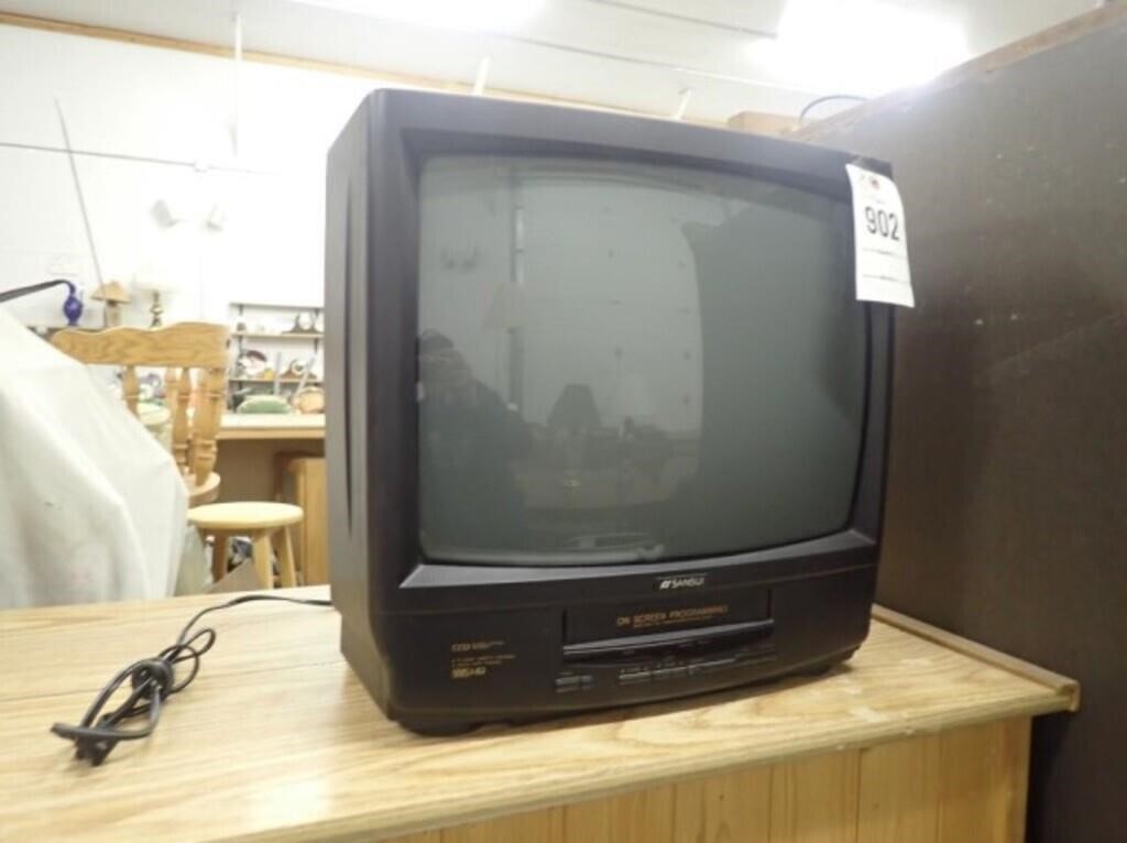 Sansui  20" TV w/ Built-In VHS Player