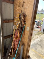 Rack, extension cord and misc