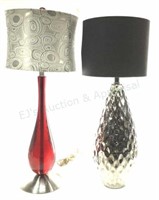 (2) Contemporary Style Table Lamps