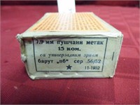 1952 7.99mm Metak 15 Cartridges Sealed