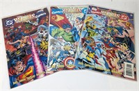 (3) 1996 Marvel Comics Versus DC Comic Books