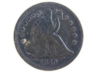 1840-O Seated Half Dime, No Drapery