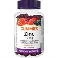 Webber Naturals Zinc Gummy Berry