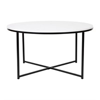 Belnick Hampstead Coffee Table - White/Black Mo...