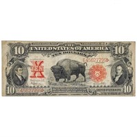 FR. 122 1901 $10 BISONLEGAL TENDER USN VF