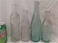 4 Embossed Ohio Bottles