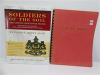 TWO OWEN SOUND/GREY COUNTY MILITARY BOOKS