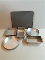 Vintage and New Baking Pans.