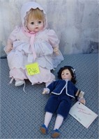 11 - LOT OF 2 COLLECTIBLE DOLLS (P46)