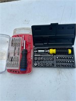 2 screwdriver bit sets