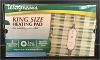 NIB WALGREENS KING SIZE HEATING PAD