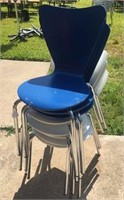 Modern Side Chairs Lot of 8